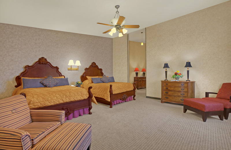 Guest room at Rushmore Express Inn & Family Suites.