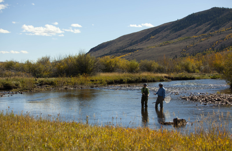 Fishing at Falcon's Ledge.