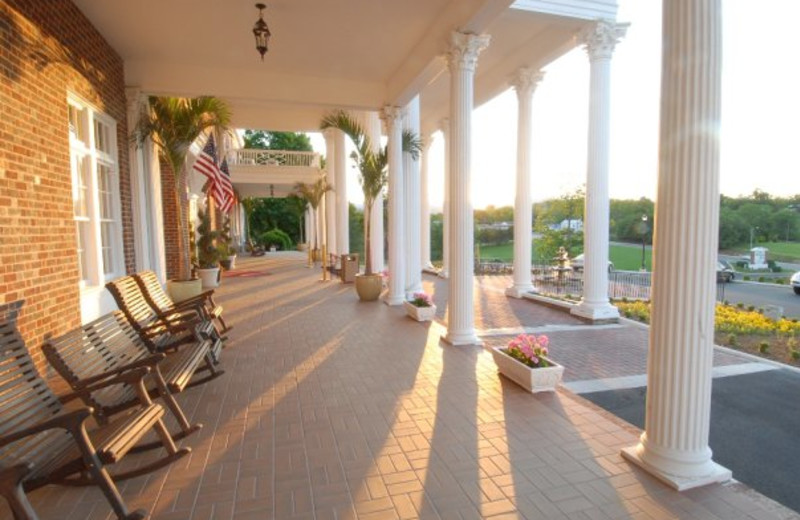 Porch Seating at The Mimslyn Inn