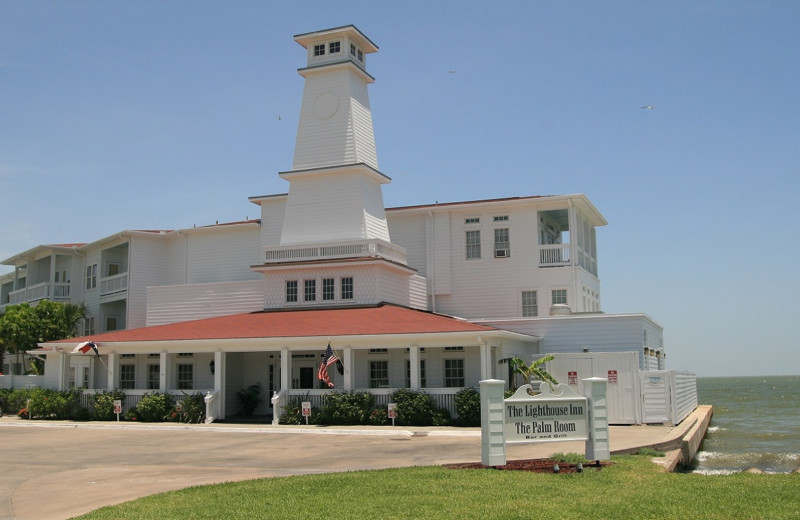 Exterior view of The Lighthouse Inn at Aransas Bay.