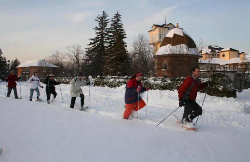 Snowshoeing at The Briars.