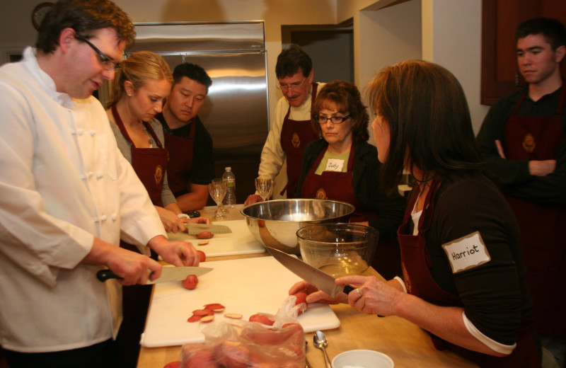 Cooking classes at Cedar Gables Inn.