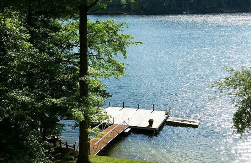 Rental lake at Mountain Lake Rentals.