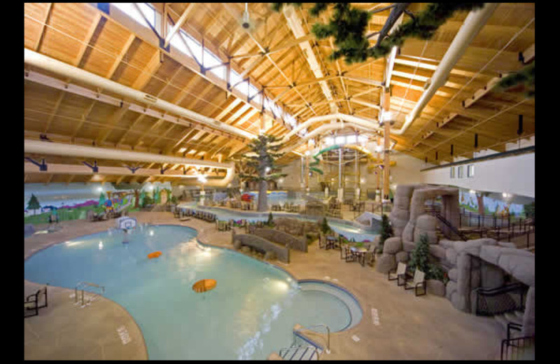 Indoor water park at Three Bears Lodge.