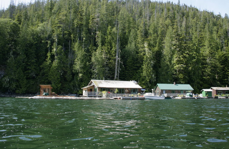 Exterior view of Blackfish Lodge.