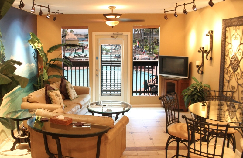 Living Room at Port Royal Ocean Resort