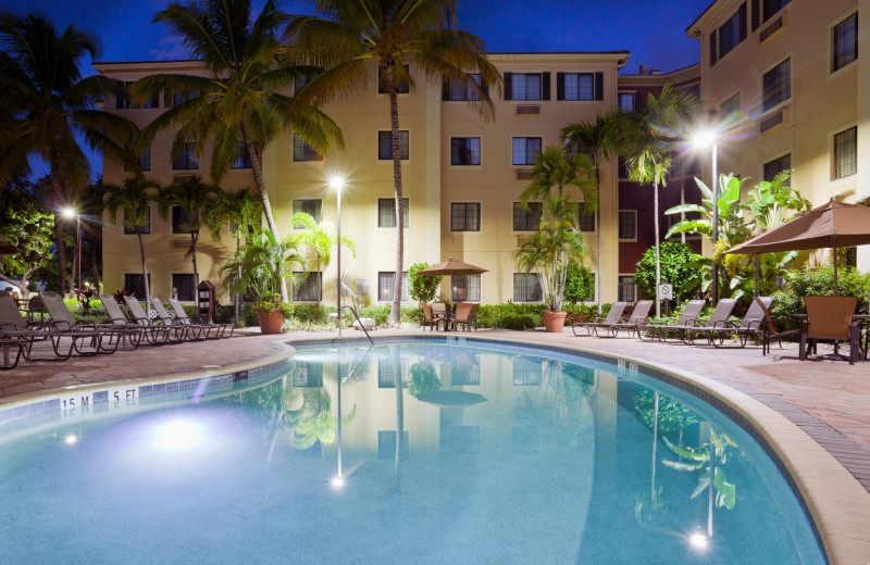 Outdoor pool at Staybridge Suites Naples-Gulf Coast.