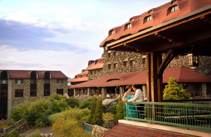 Exterior view of The Grove Park Inn Resort & Spa.