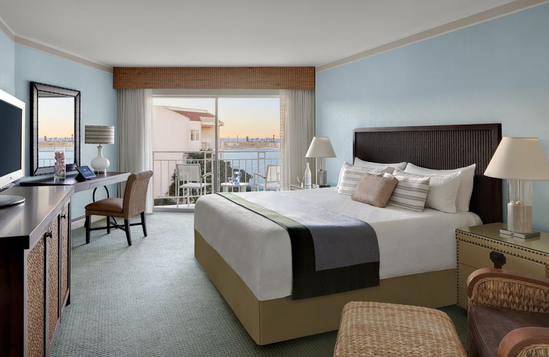 Guest room at Loews Coronado Bay Resort.