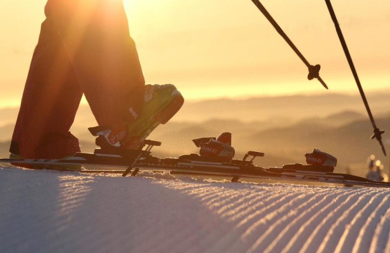 Skiing at Fairmont Tremblant Resort.