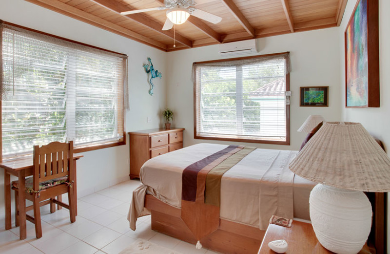 Guest room at Coral Bay Villas.