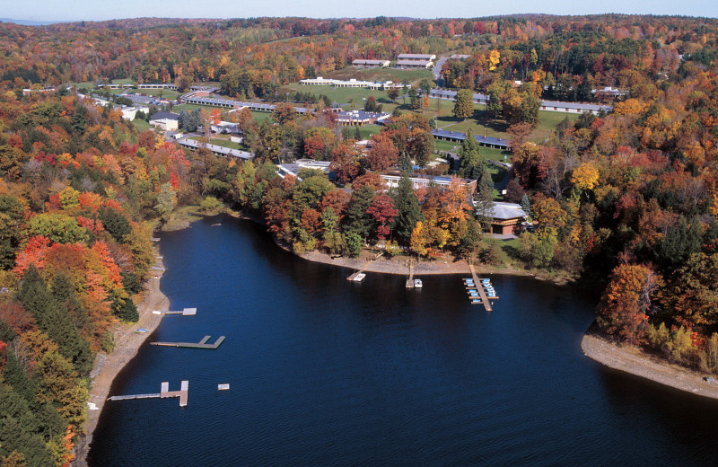 Aerial view of Cove Haven Entertainment Resorts.