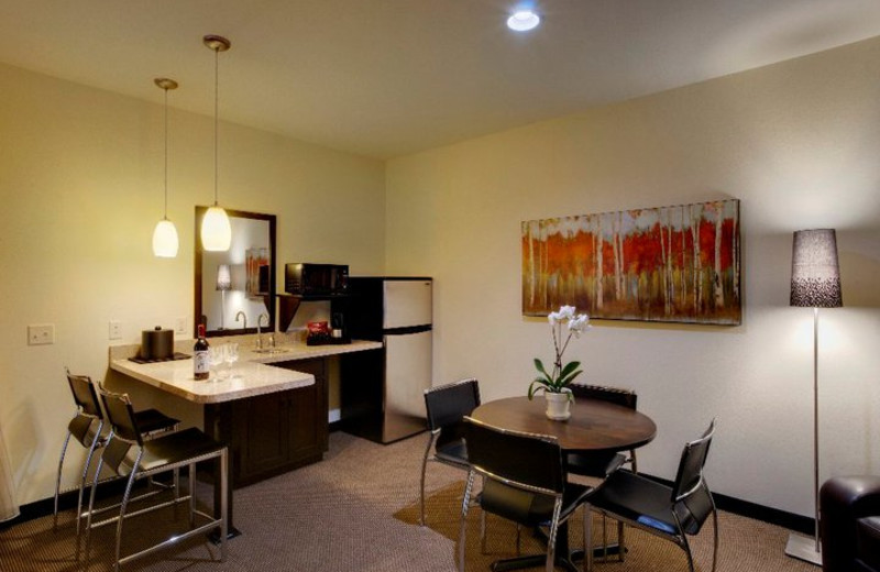 Kitchen area at Berlin Grande Hotel.