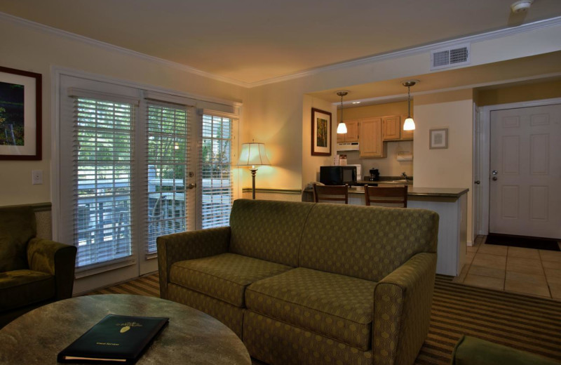 Guest room at The Spa at Norwich Inn.