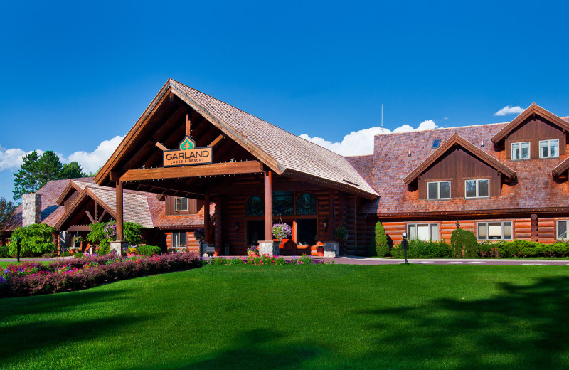 Exterior view of Garland Lodge and Resort.