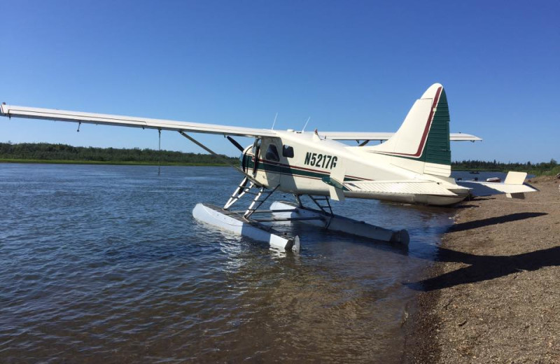 Plane at Nushagak River Adventure Lodge.