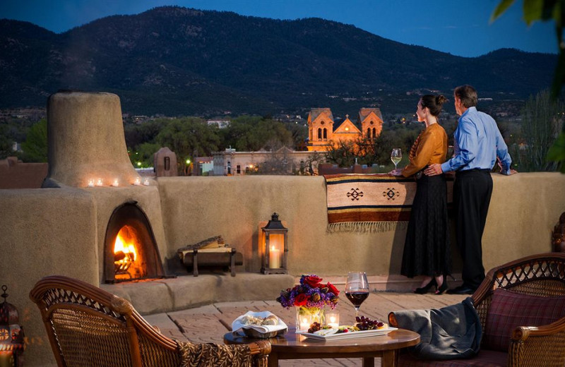 Patio view at Eldorado Hotel.