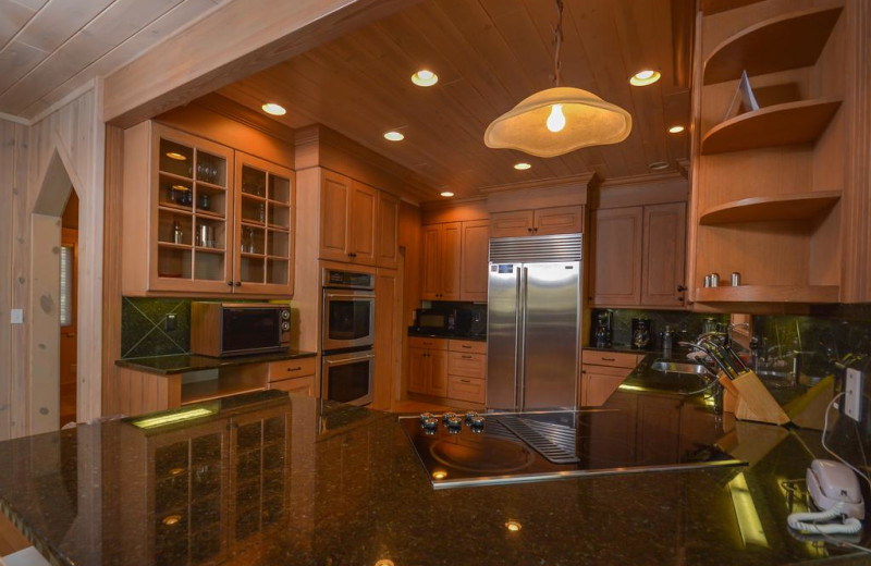 Rental kitchen at Taylor-Made Deep Creek Vacations.