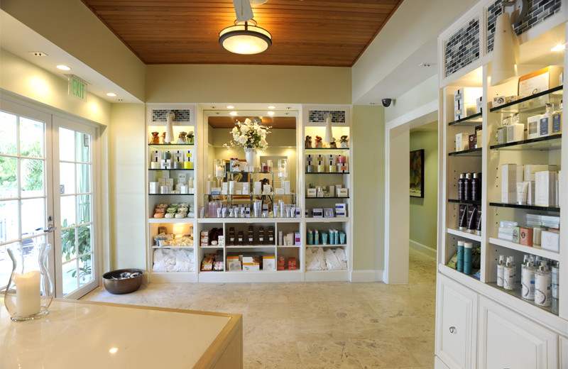 Spa store at Cheeca Lodge & Spa.