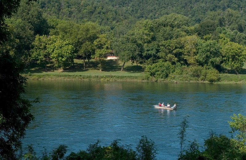 Fishing at Norfork Resort & Trout Dock.