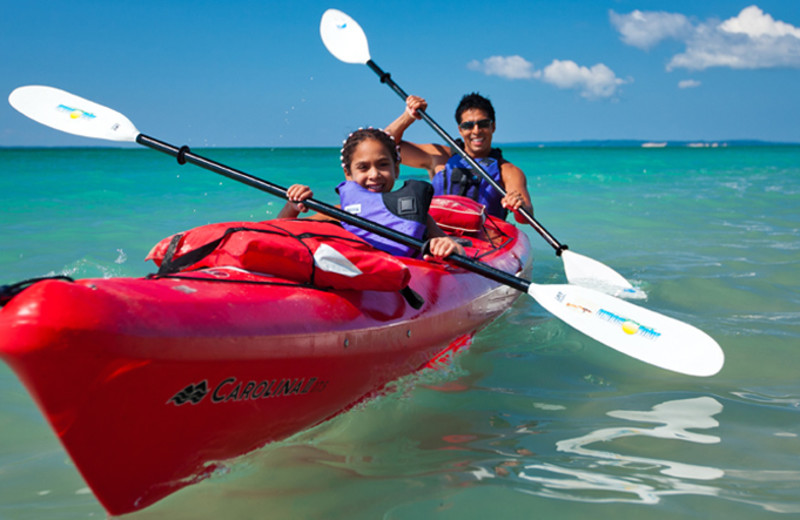 Kayaking at The Homestead.