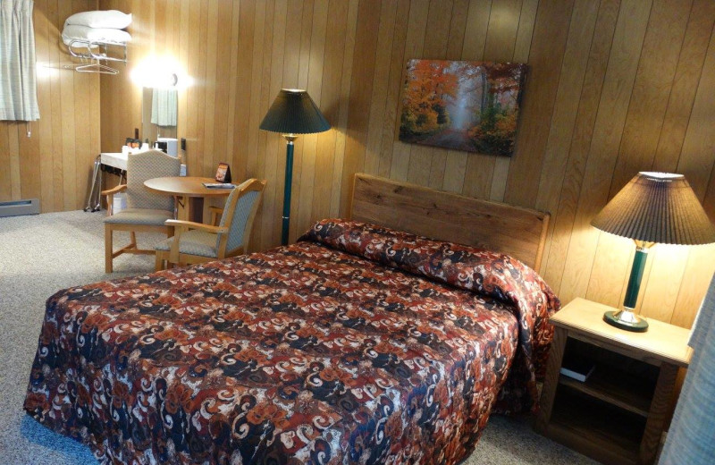 Guest room at Buckhorn Resort.