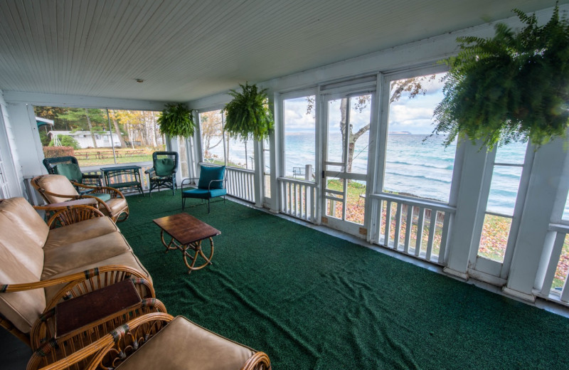 Porch at Jolli-Lodge.