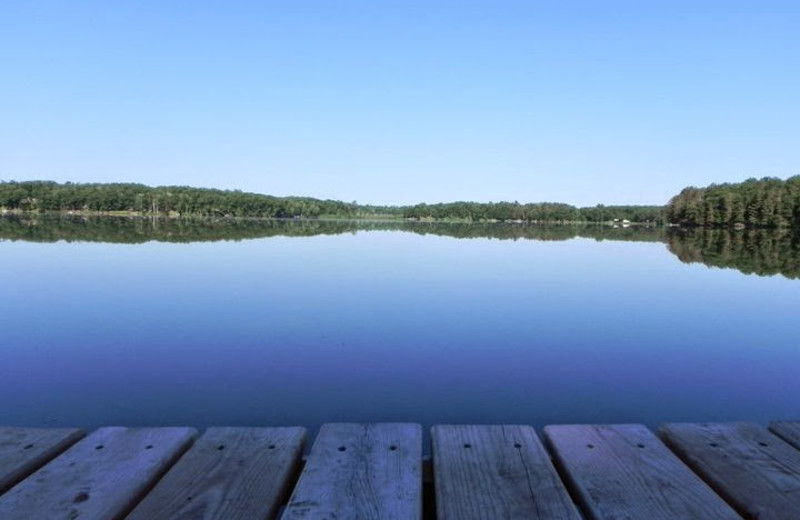 Lake view at Top O' The Morn Resort.