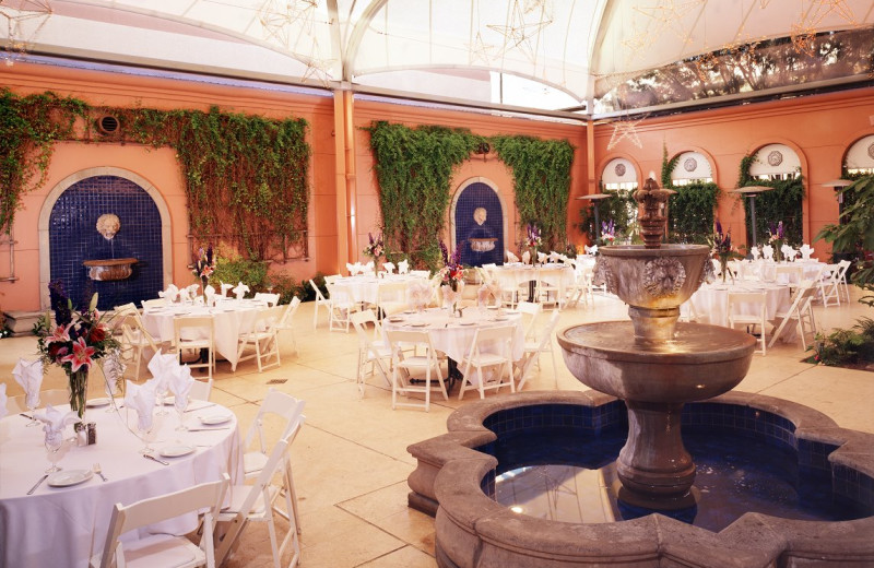 Dining at Hotel De Anza.