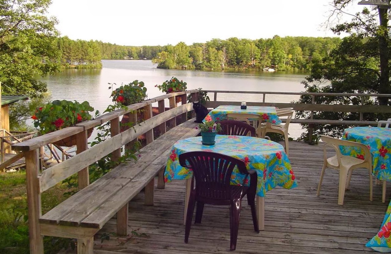 Deck view at Spot Supper Club & Resort.