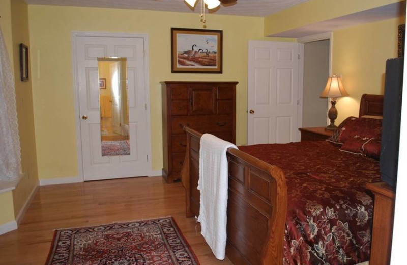 Guest room at Big Pine Trout Farm.