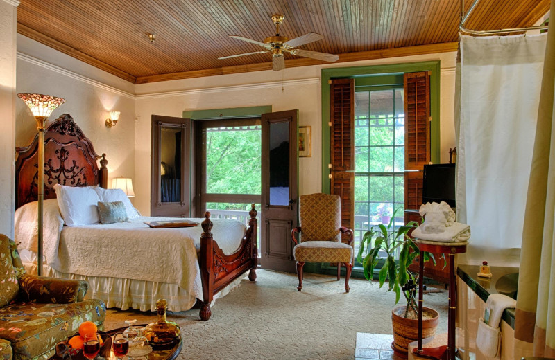 Guest room at St. Francis Inn.