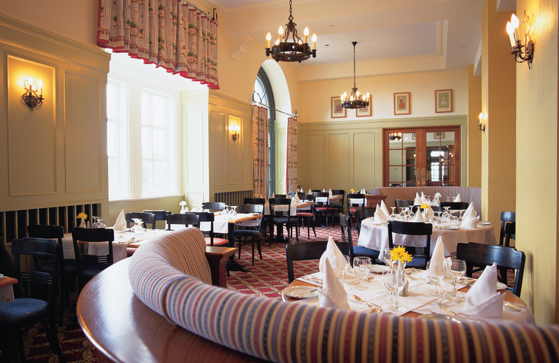 Dining at Fairmont Le Manoir Richelieu.