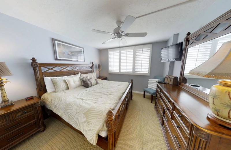 Guest bedroom at The Islander in Destin.