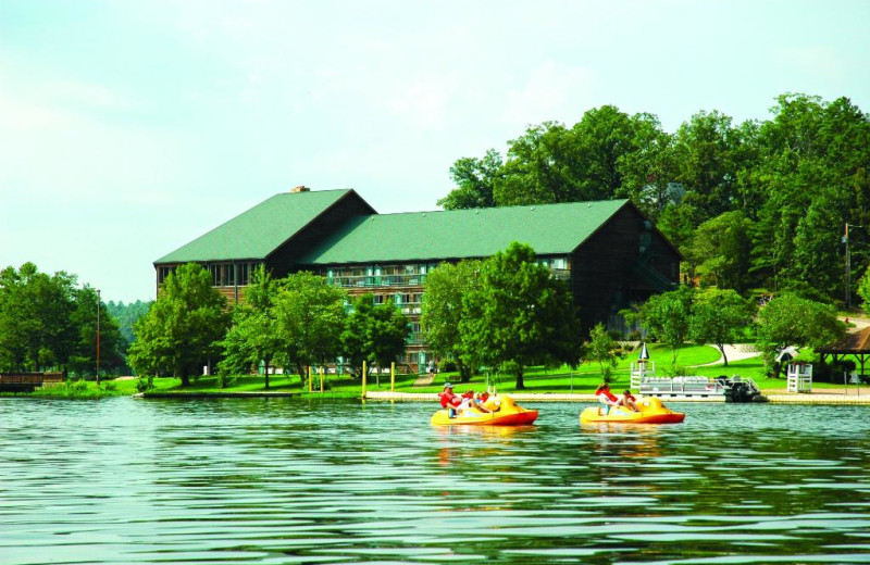 Kayaking at YMCA Trout Lodge & Camp Lakewood.