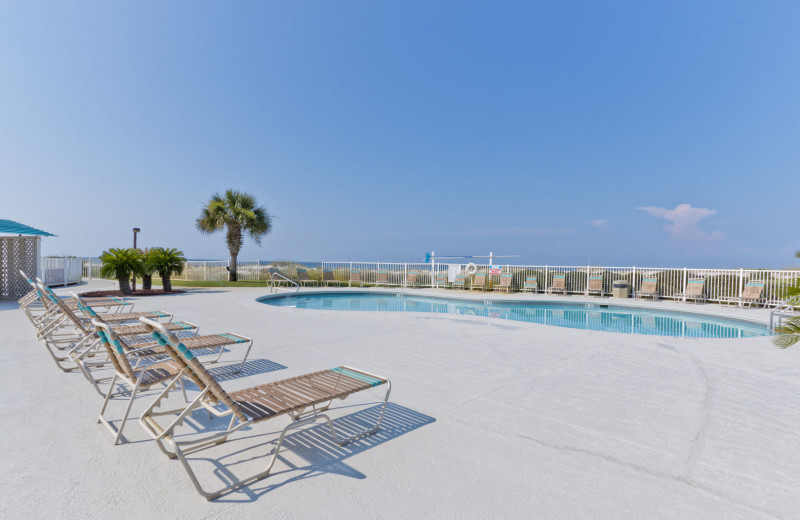 Rental outdoor pool at Harris Properties Management.