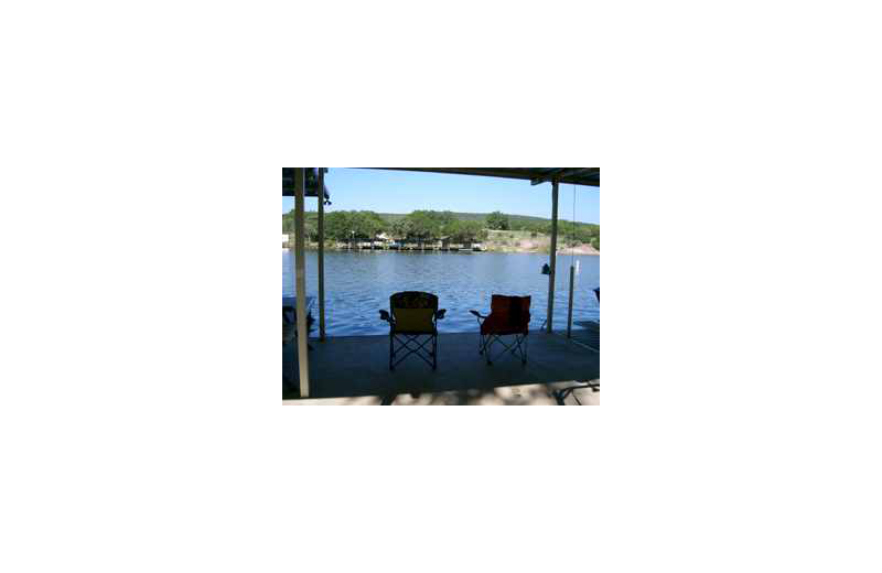 Lake view at Loch Lone Star on Lake LBJ.