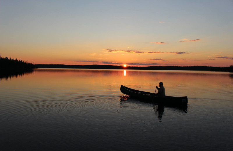 Fishing at Churchill River Canoe Outfitters.