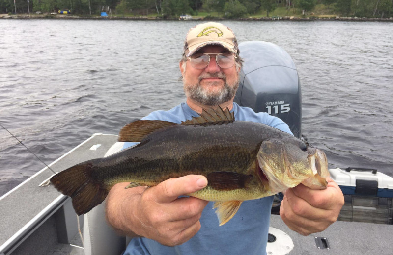 Fishing at YMCA Camp Northern Lights.