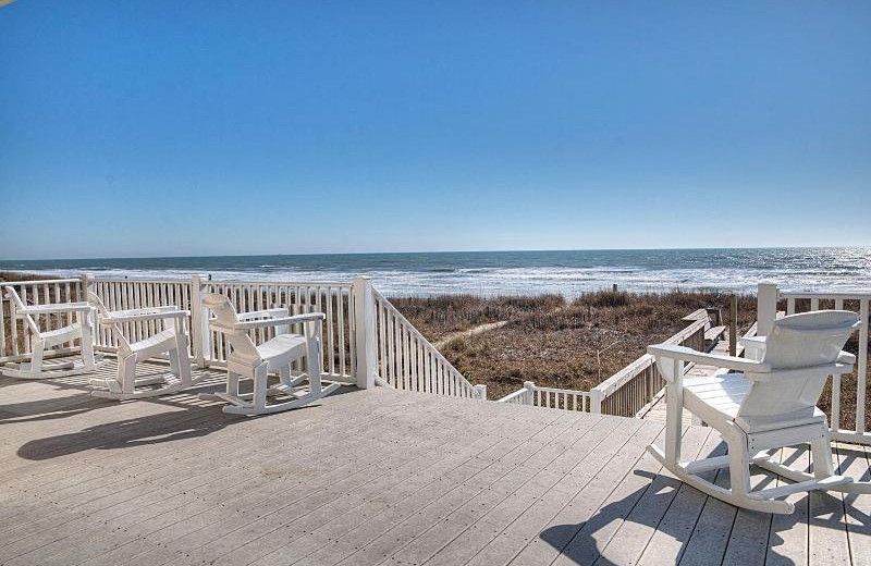 Rental deck view at Grand Strand Vacations.