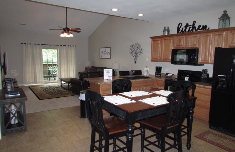 Guest room at Vickery Resort On Table Rock Lake.