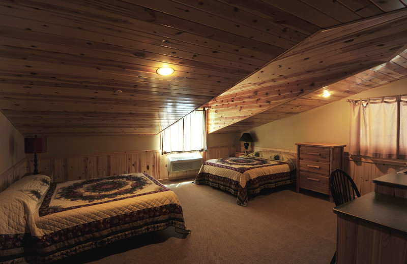 Guest room at Bug-Bee Hive Resort.