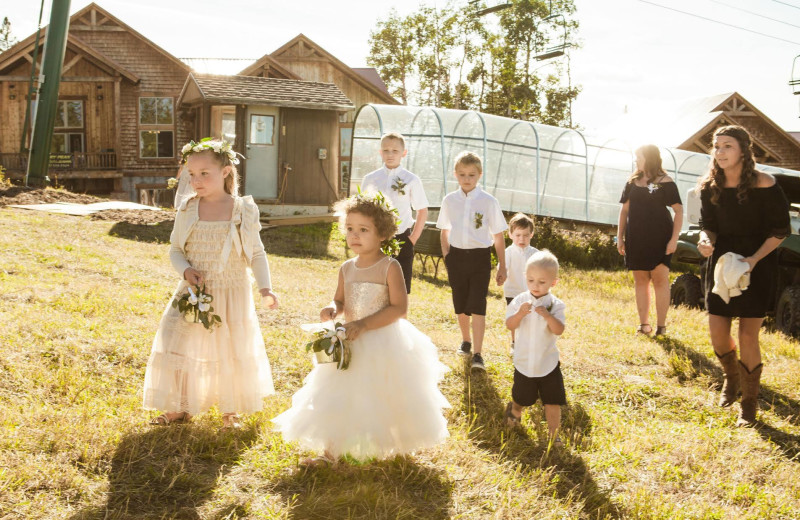 Weddings at Terry Peak Chalets.