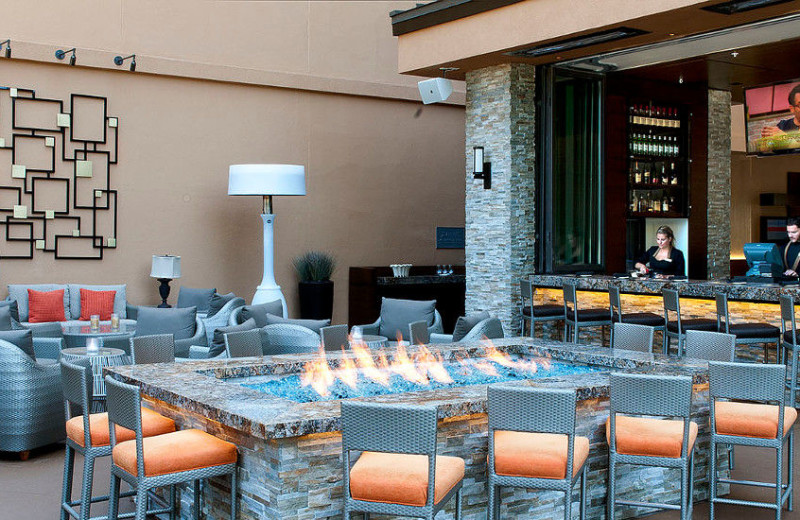 Patio at San Diego Marriott La Jolla.