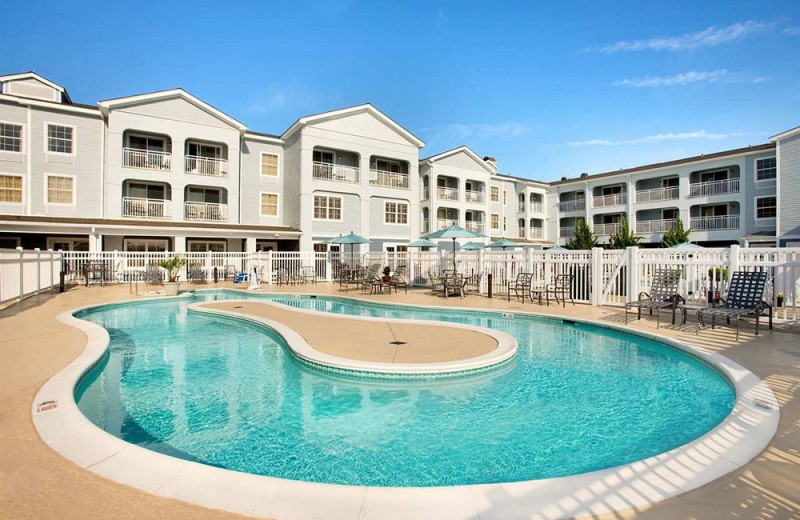 Outdoor pool at Hampton Inn & Suites Outer Banks/Corolla.