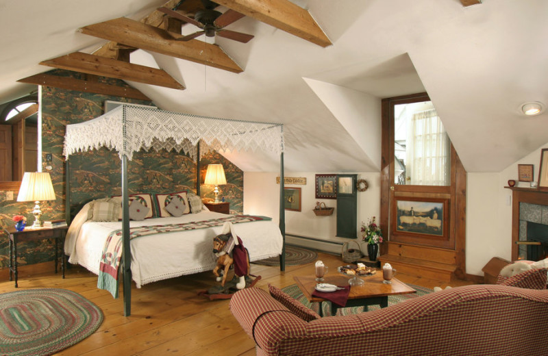 Guest room at Rabbit Hill Inn.