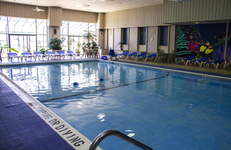 Indoor pool at Villa Roma Resort and Conference Center.