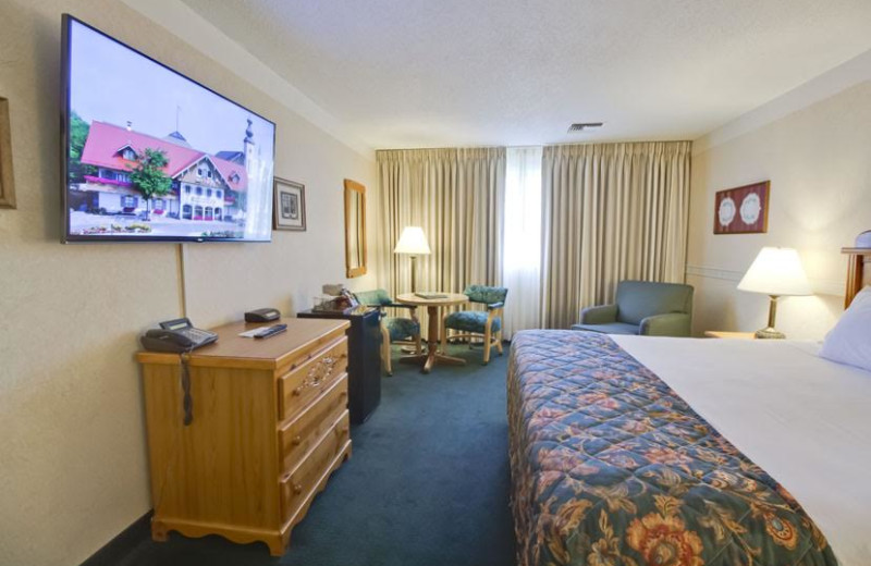 Guest room at Bavarian Inn of Frankenmuth.