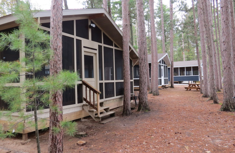 Cabins at Timberlane Resort.