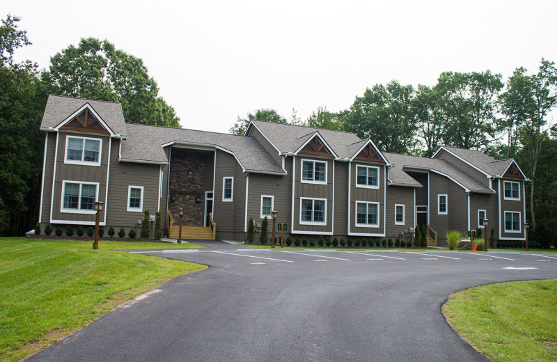 Exterior view of Woodloch Resort.